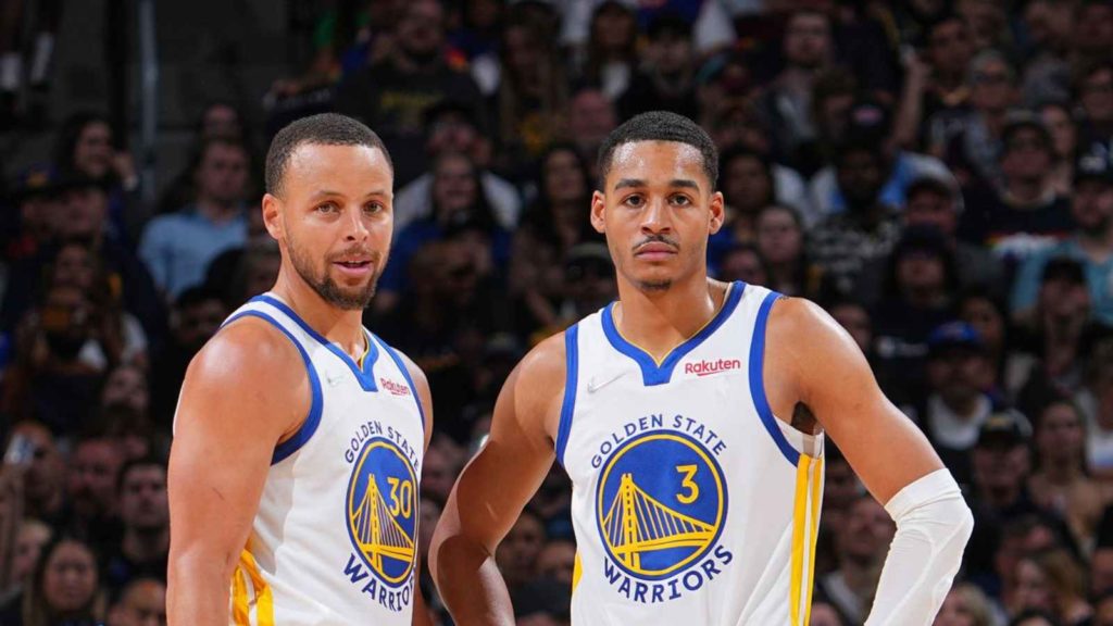 Stephen Curry and Jordan Poole - Golden state Warriors