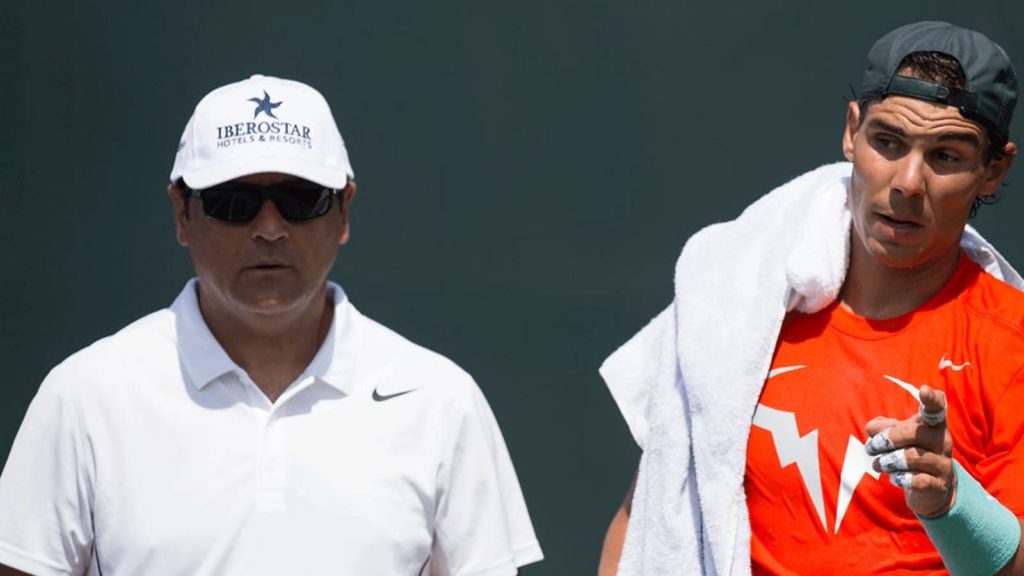 Toni Nadal and Rafael Nadal