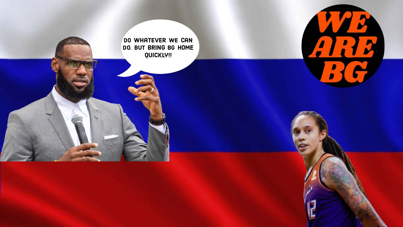 “Today marks her eighth month of wrongful detention” LeBron James led campaign claims Brittney Griner should be treated differently for marijuana possession in Russia; Would America do the same?