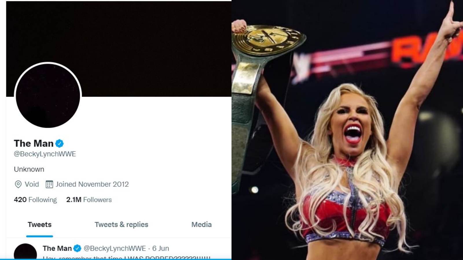 Becky Lynch updates her social media profiles after losing 24/7 Championship Match On WWE Raw.