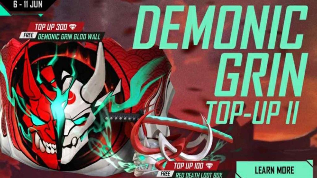 Demonic Grin Top-Up Event