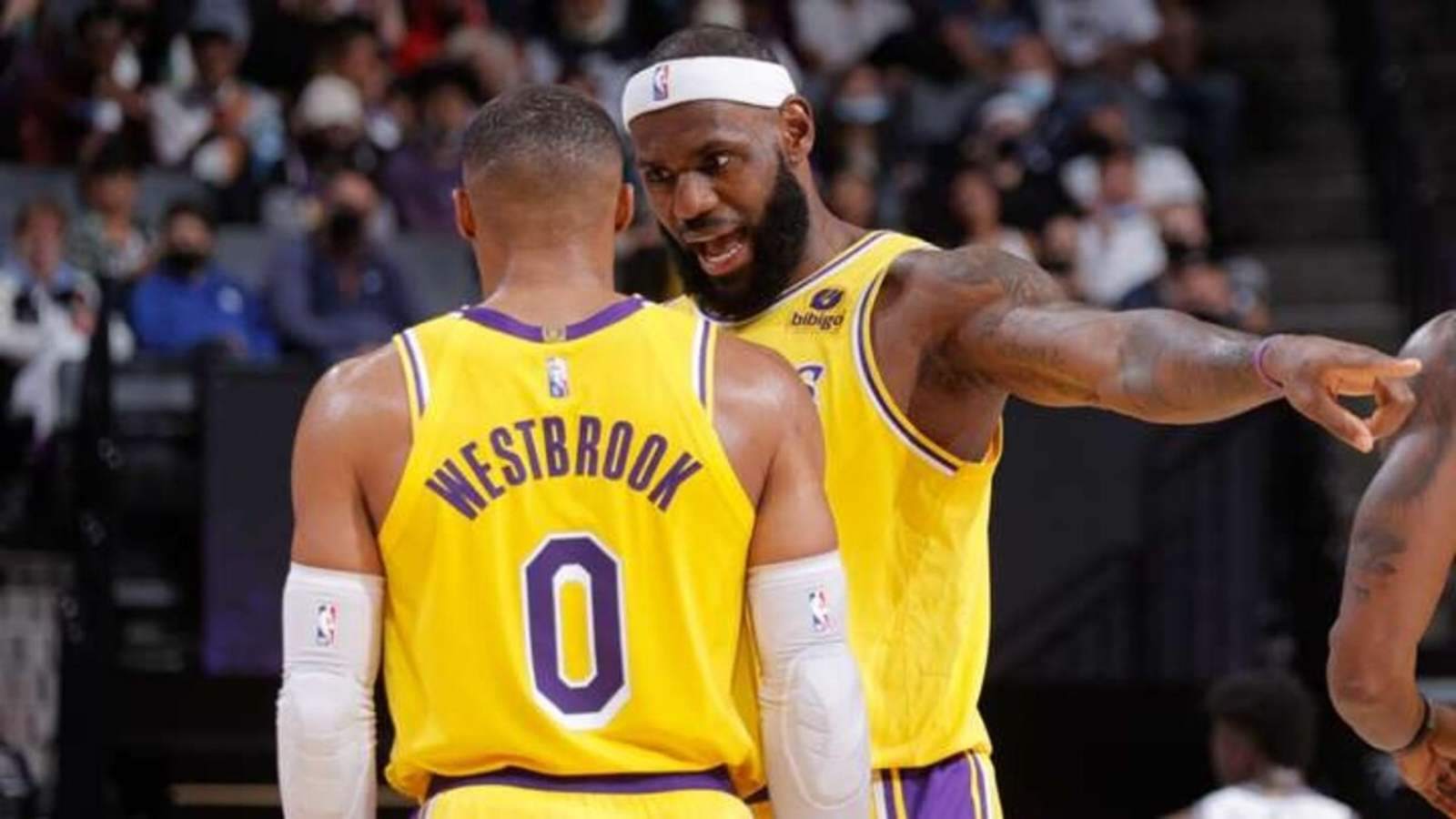 “I want you out of Lakers” LeBron James gives Russell Westbrook the ‘SILENT TREATMENT’ during Lakers’ Summer League Game