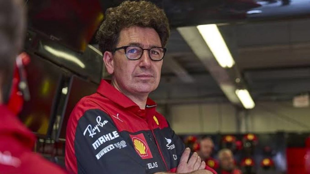 Ferrari team principal Mattia Binotto