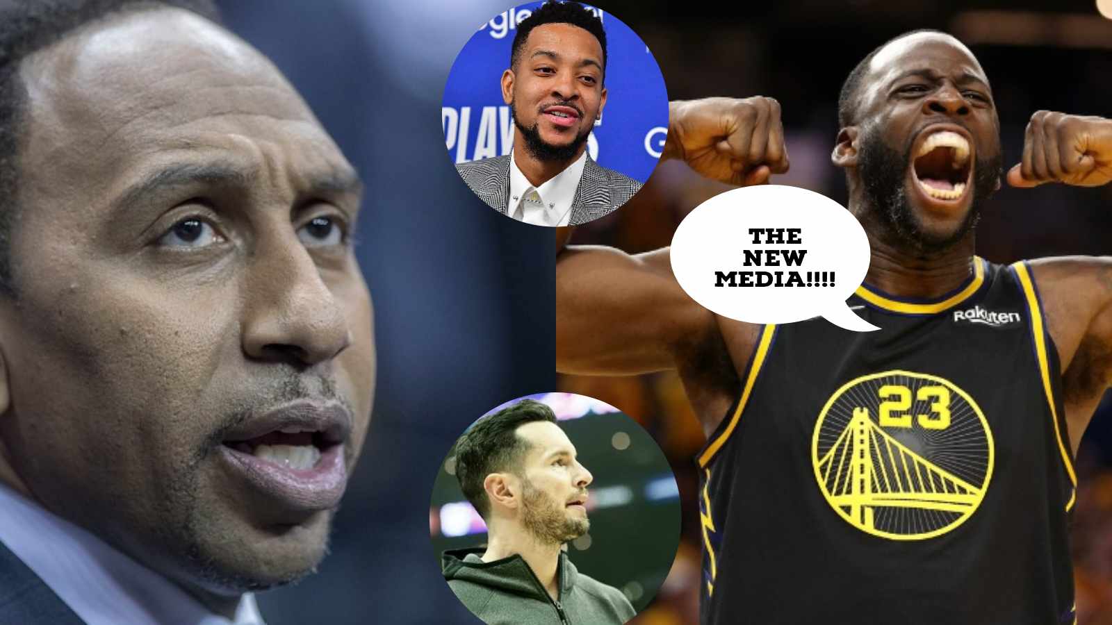 “THE NEW AGE MEDIA” Draymond Green savagely trolls Stephen A. Smith after being destroyed by JJ Redick and CJ McCollum on National TV