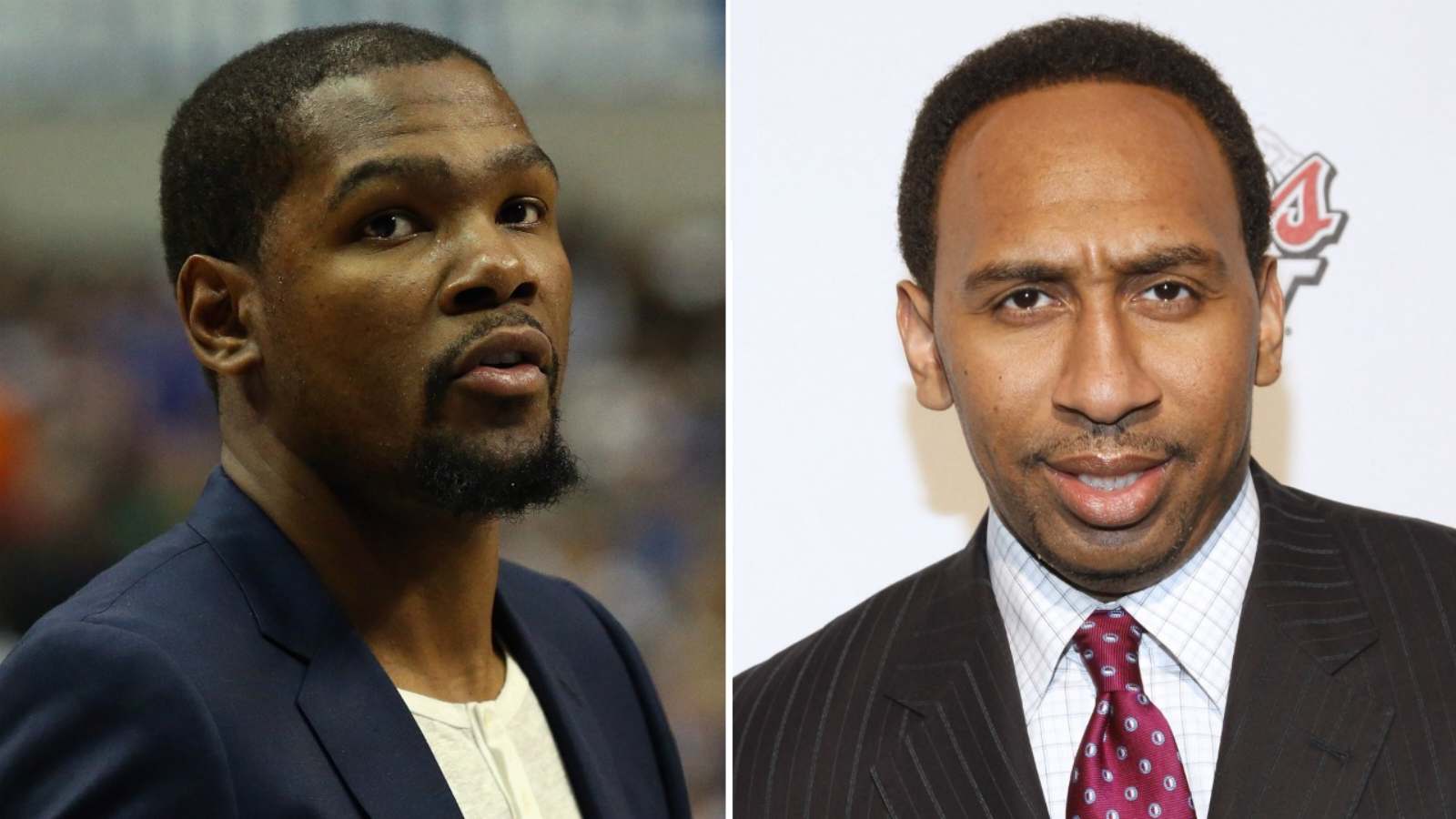 Kevin Durant reacts to Stephen A. Smith getting completely embarrassed by JJ Redick on National TV.