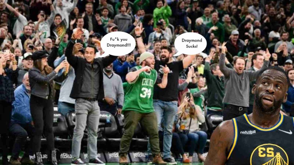 Boston Celtics fans and Draymond Green