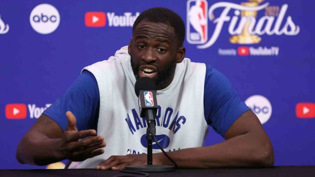 Draymond Green at the press conference