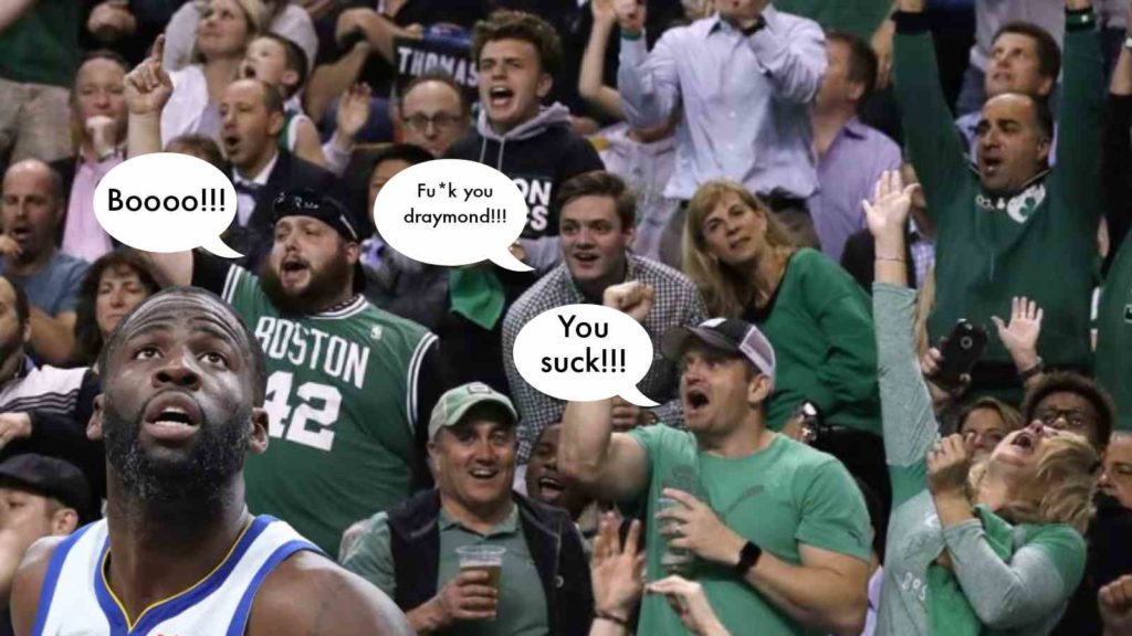 Draymond Green and Boston Celtics fans