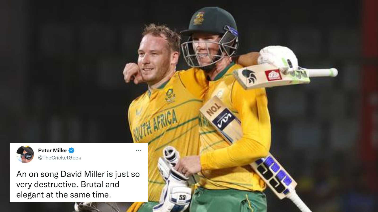 “Wisdom of experience”- David Miller, Rassie van der Dussen power South Africa to win in 1st T20I vs India