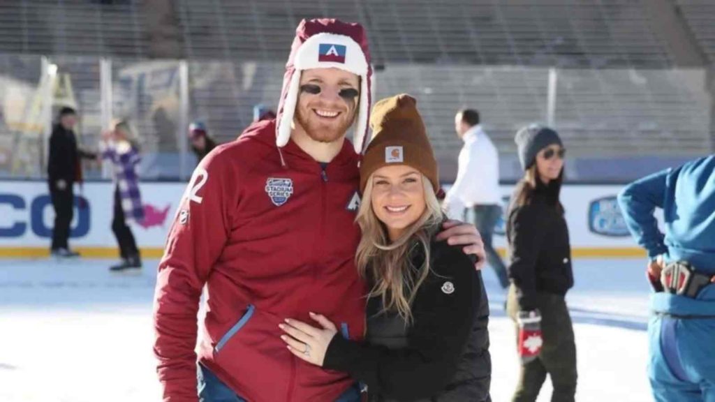 Gabriel Landeskog and Melissa Shouldice