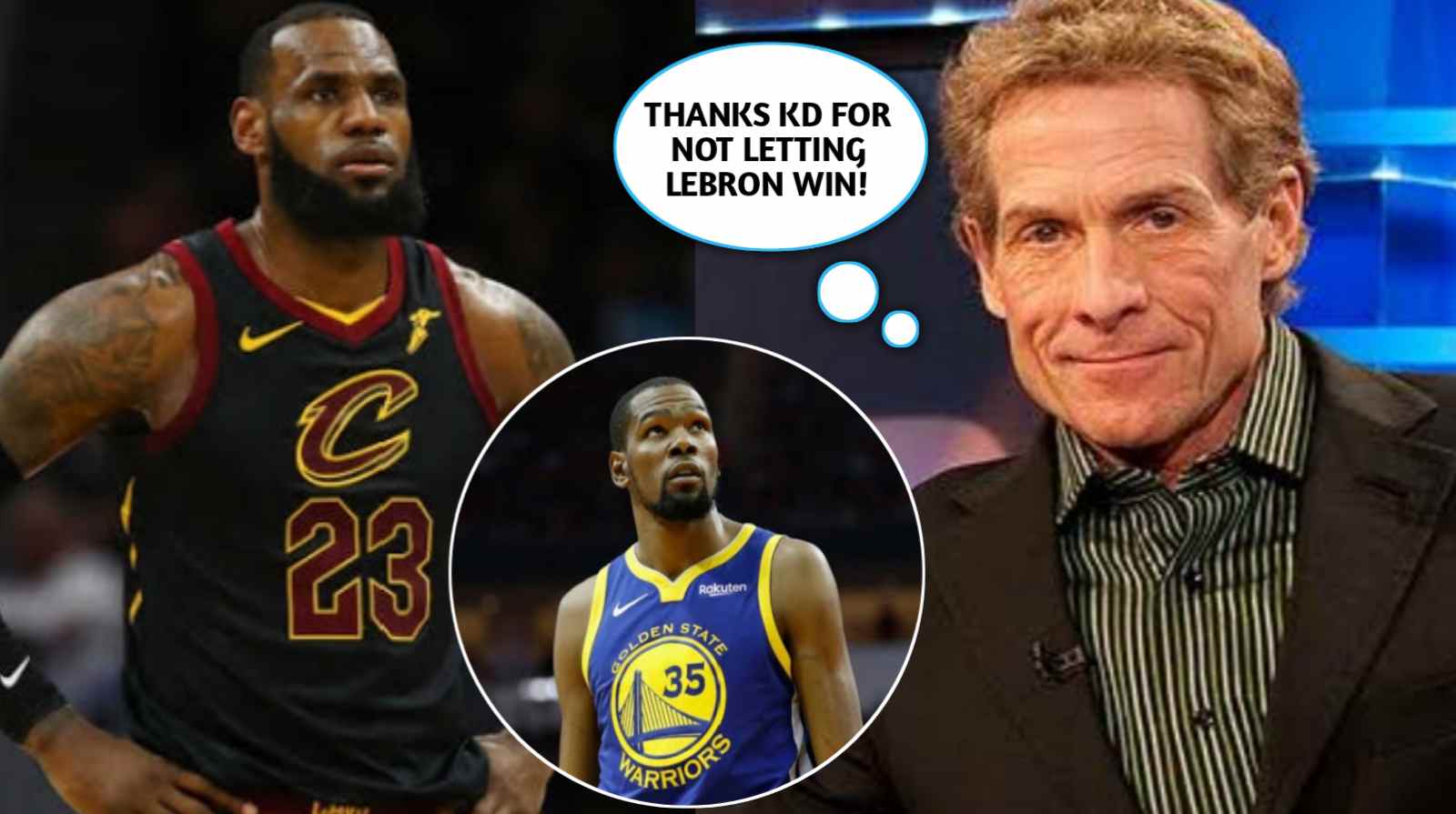 “He saved me from LeBron and billions of his blind witnesses” Skip Bayless believes Kevin Durant destroyed LeBron James’ legacy by himself