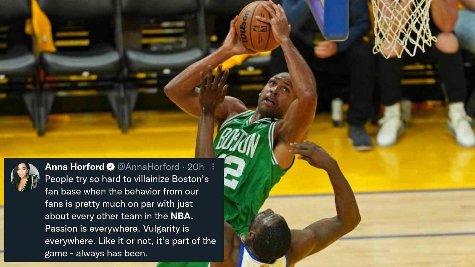 “Vulgarity is everywhere, like it or not” Al Horford’s sister Anna Horford defends Boston Celtics fans following Game 3 insanity