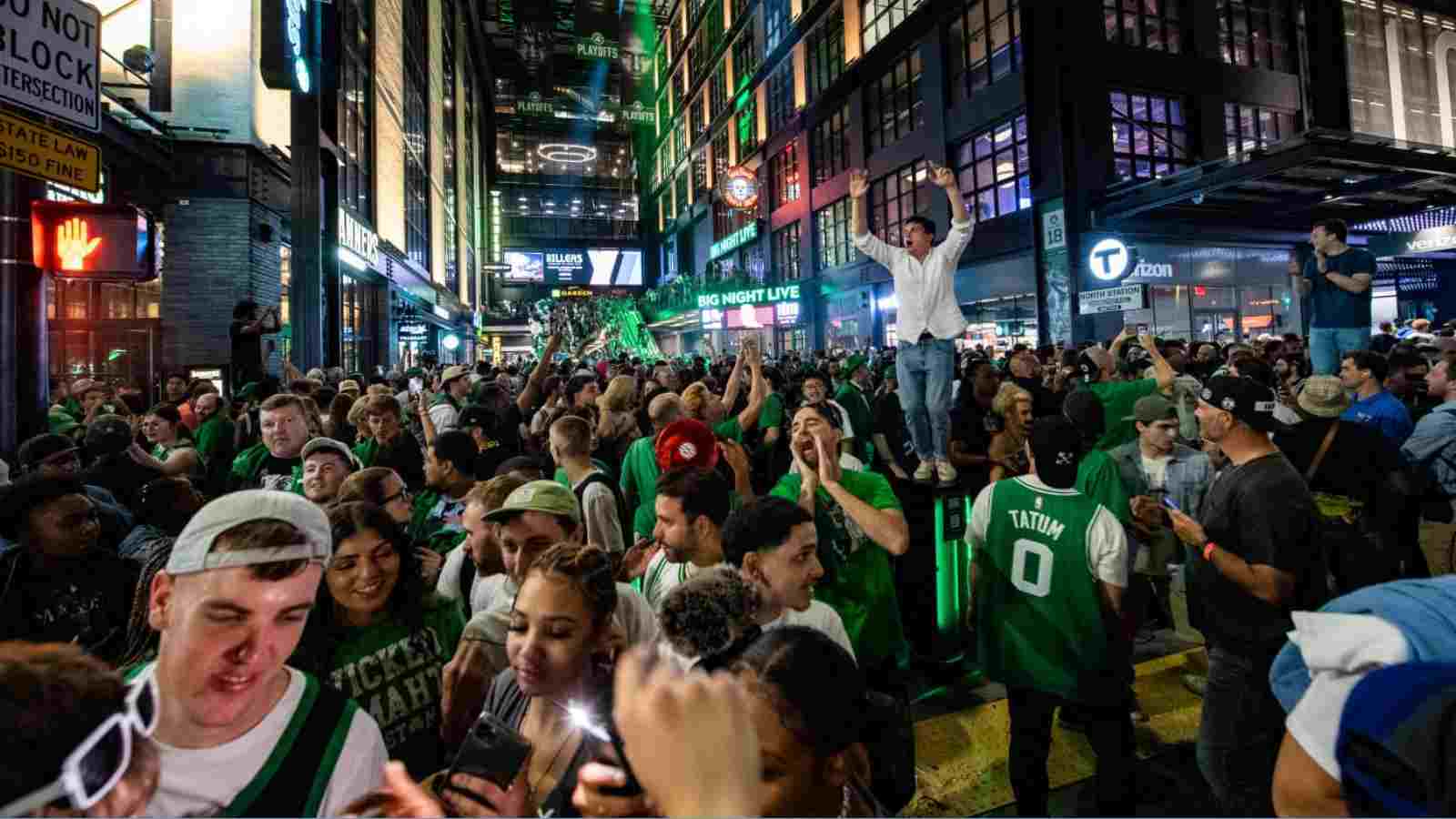 Boston Police Department arrest man who was caught selling counterfeit Celtics vs Warriors tickets outside TD Garden