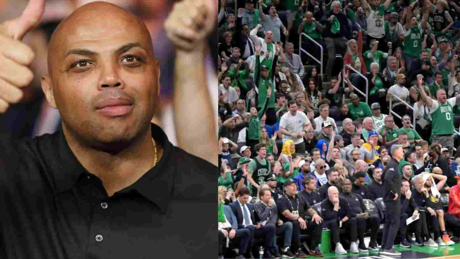 “I had 20,000 people tell me I sucked last week,” Charles Barkley says  it was “weak” on the Warriors’ part to criticize the Boston crowd