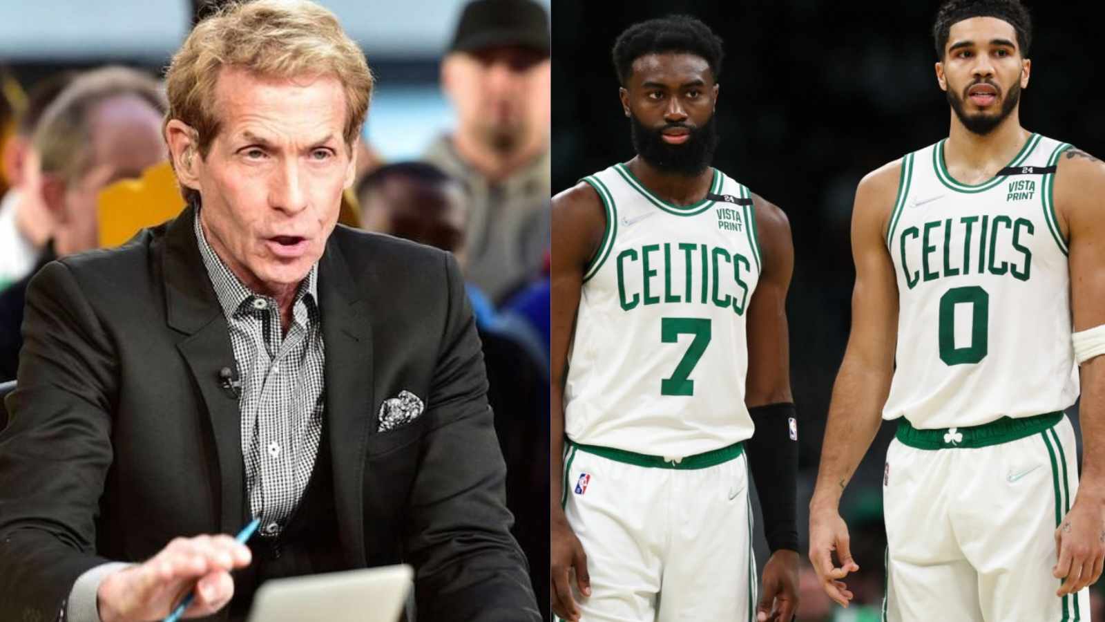 “He has more MAMBA MENTALITY than Jayson Tatum” Skip Bayless believes Jaylen Brown is the ultimate offensive threat to Warriors