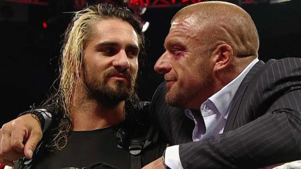 Triple h and seth rollins