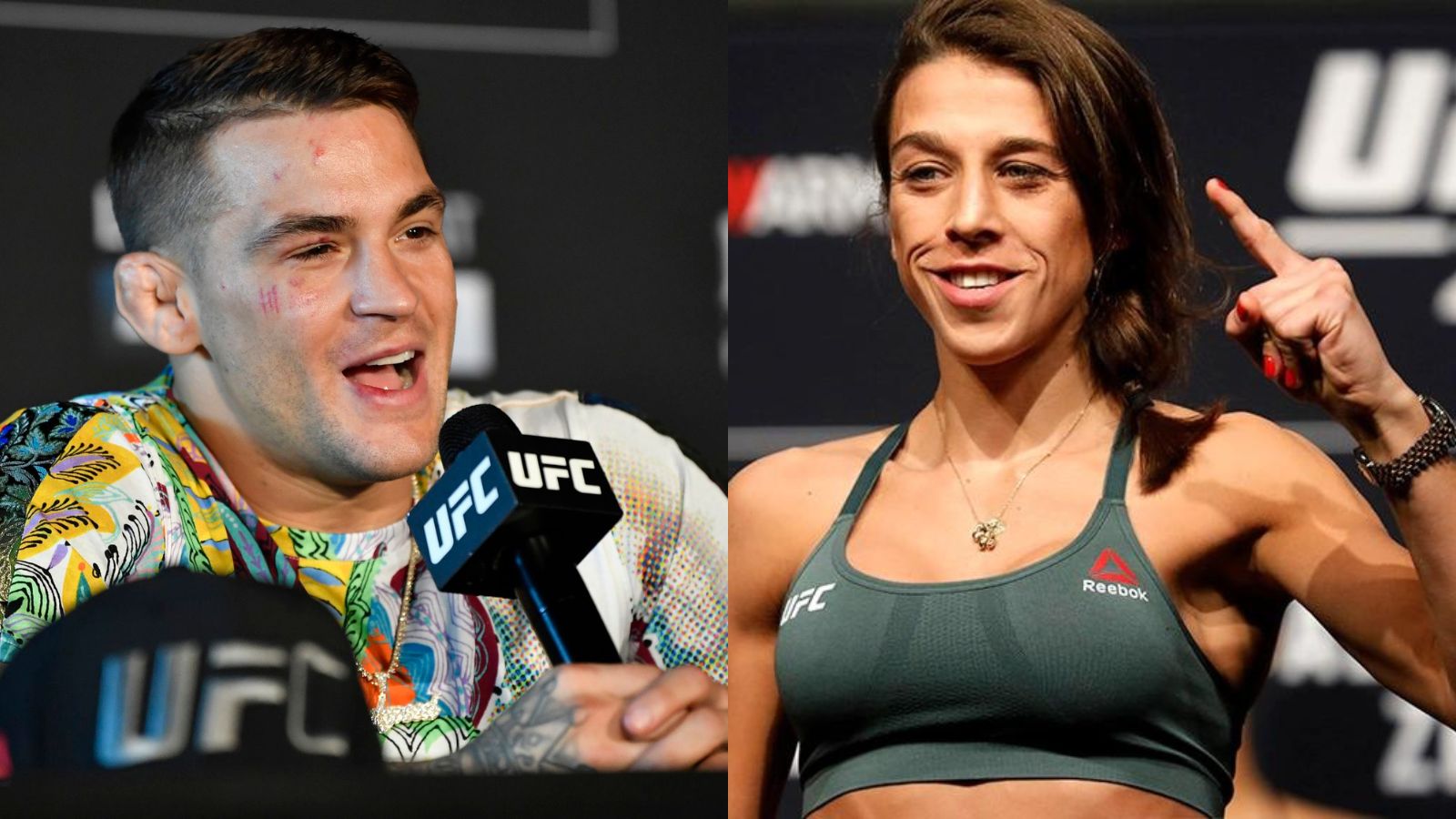 ” Excited to see you back,” Dustin Poirier can’t wait for Joanna Jedrzejczyk’s return to the octagon at UFC 275