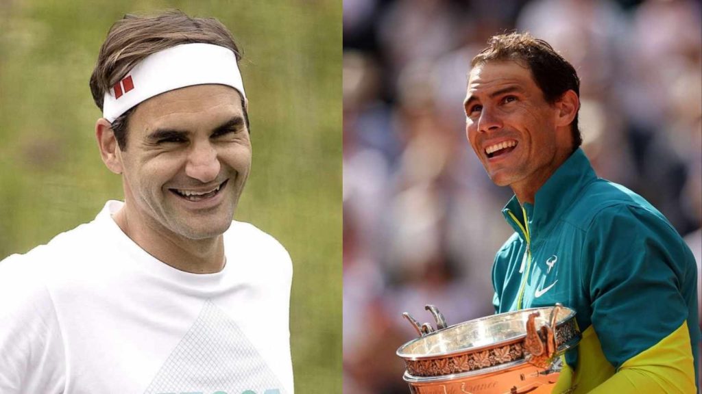 Roger Federer and Rafael Nadal