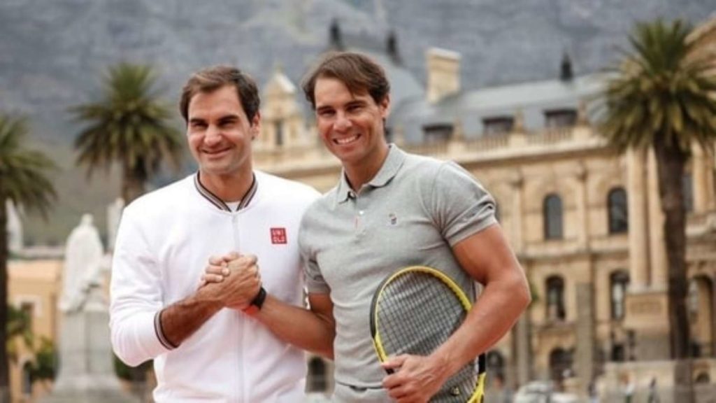 Roger Federer and Rafael Nadal