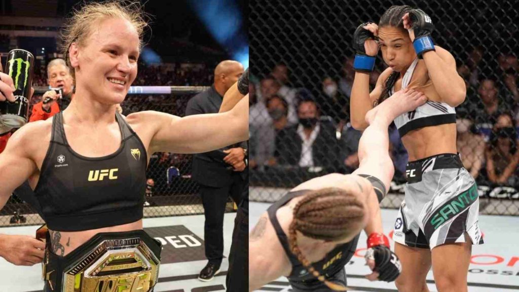 Valentina Shevchenko and Taila Santos