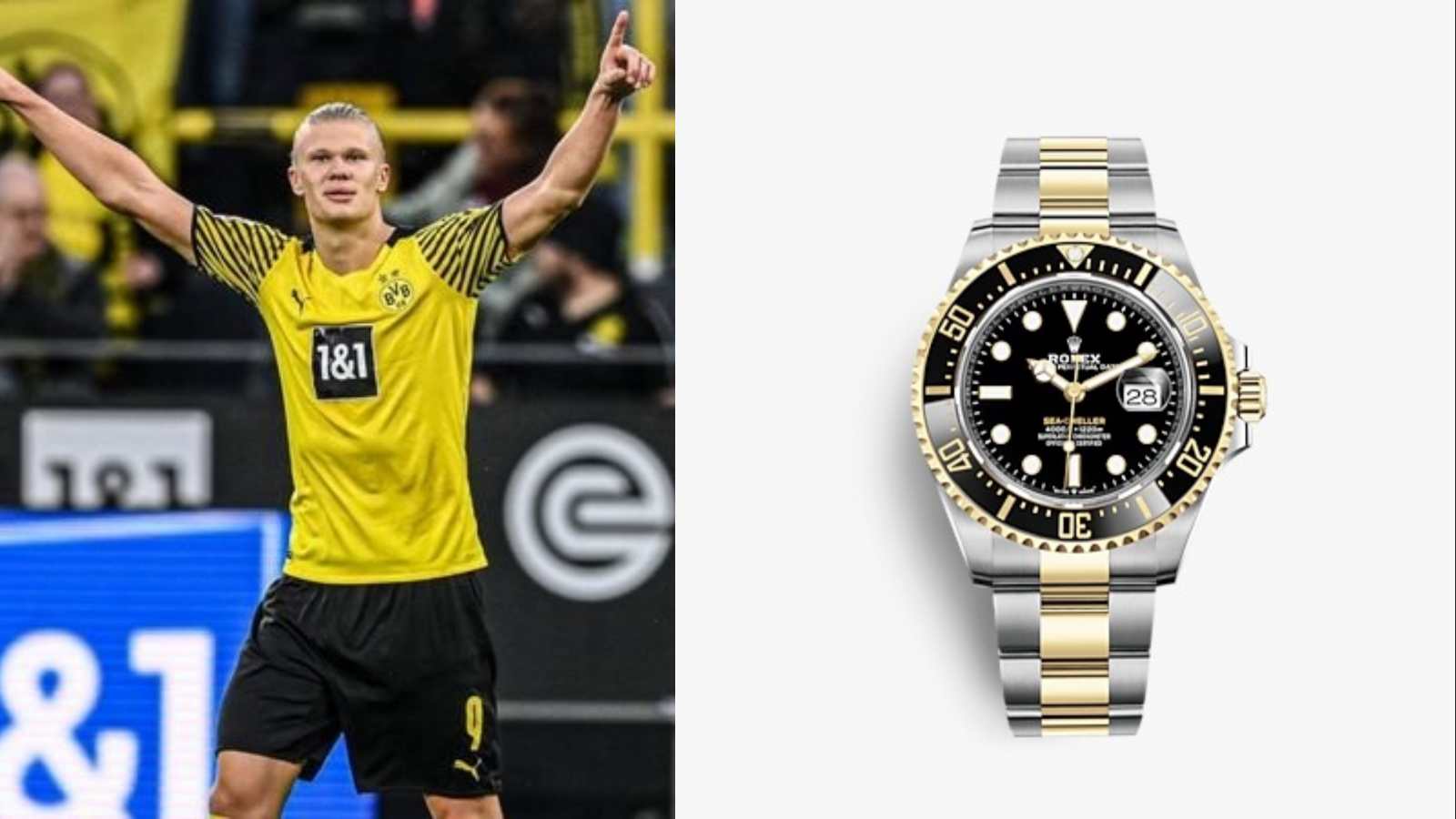 Erling Haaland spends €500,000 to gift Rolex watches to Borussia Dortmund teammates and staff after moving to Manchester City