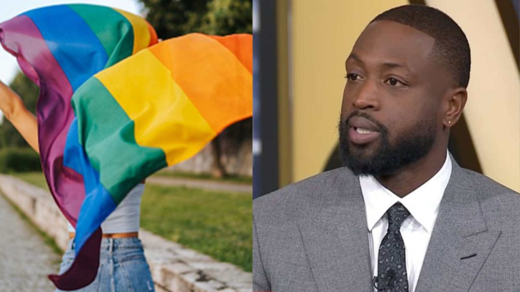 The Pride Flag and Dwayne Wade