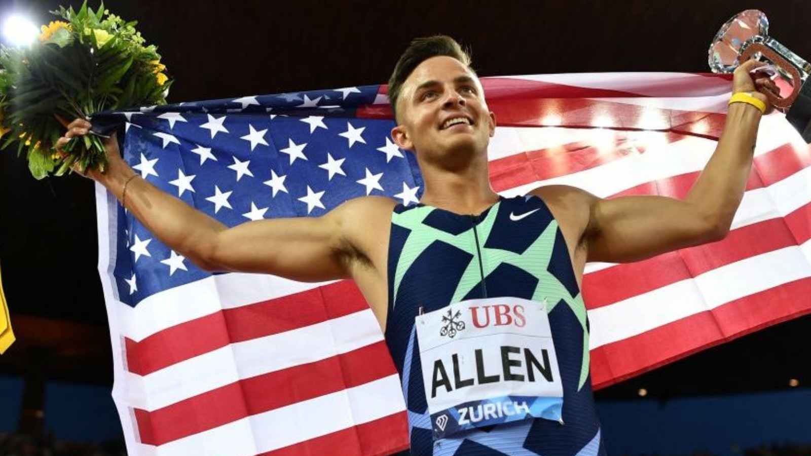 Philadelphia Eagles’ Devon Allen finishes 3rd in 110m hurdle and qualifies for the World Championships with an exhilarating performance