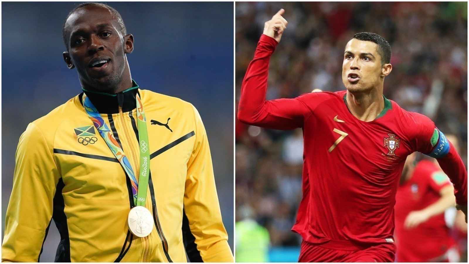 “I’m like Cristiano Ronaldo”- Usain Bolt compares his Champion mentality with the Manchester United legend