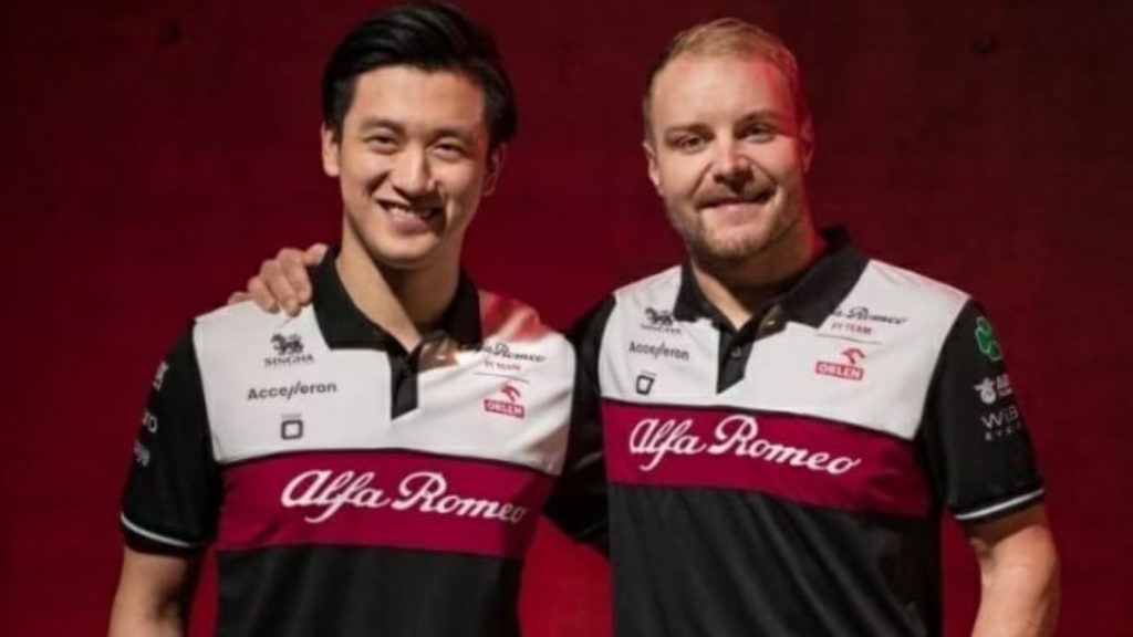 Valtteri Bottas and Guanyu Zhou