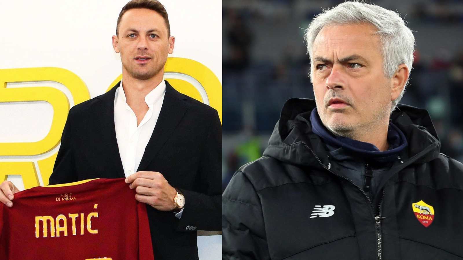 Nemanja Matic reunites with Jose Mourinho as the Roma boss signs him for the 3rd time