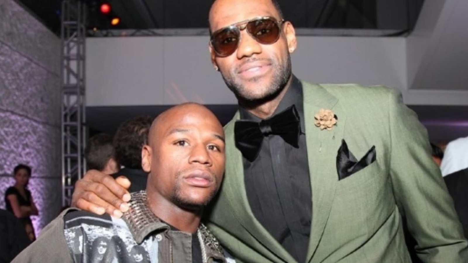 Floyd Mayweather and Lebron James