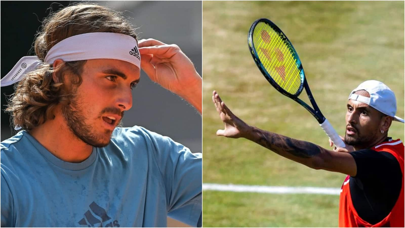 “It is going to be quite difficult” Stefanos Tsitsipas wary of  ‘unpredictable’ Nick Kyrgios ahead of their clash in Halle