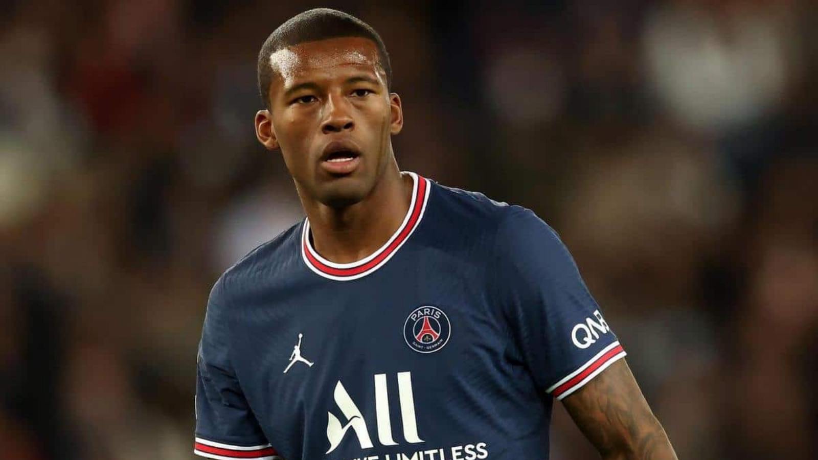 Georginio Wijnaldum labelled Ligue 1’s ‘Flop of the Year’ by a fan poll after a disappointing debut season with PSG