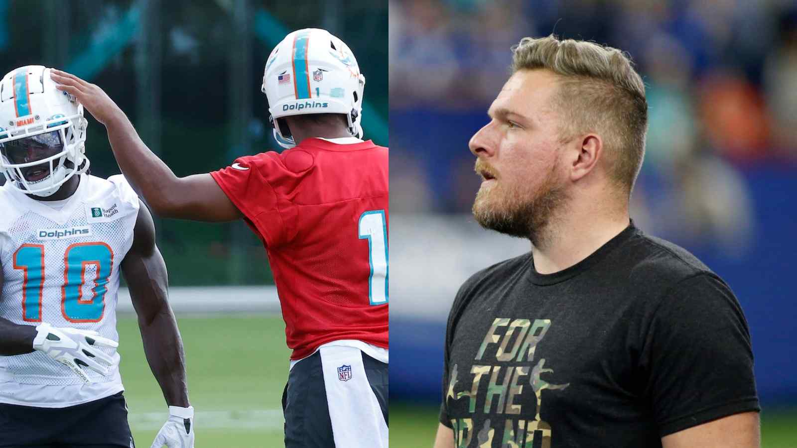 “It seems to be revolving around making people stop talking SH*T on Tua”: Pat McAfee applauds Tyreek Hill’s efforts to defend his quarterback