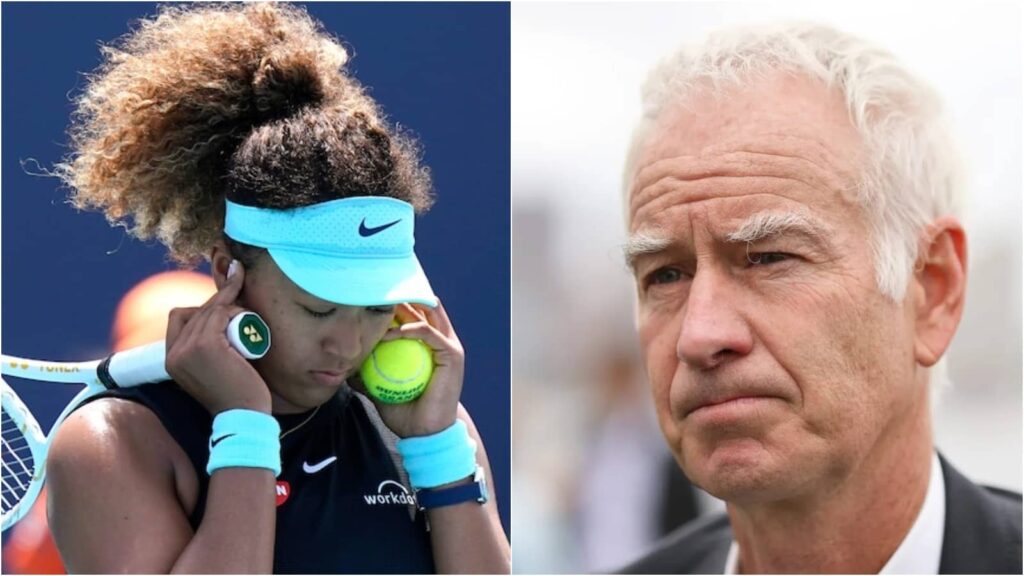 Naomi Osaka and John McEnroe