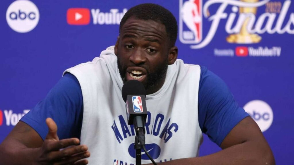 Draymond Green at the press conference