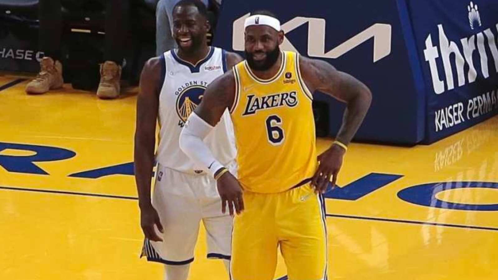 Draymond Green and Lebron James