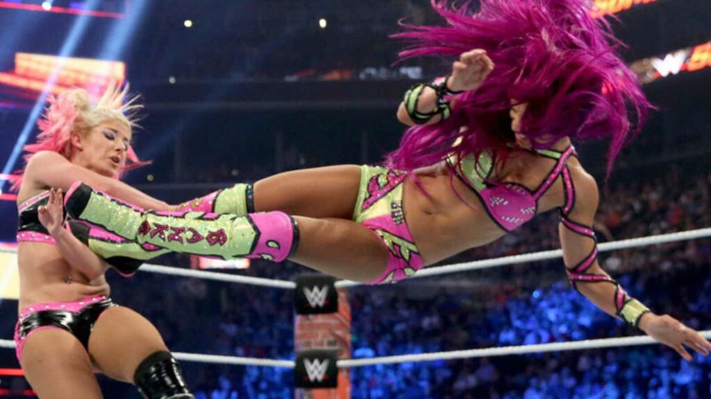 Sasha Banks and Alexa Bliss had real life heat