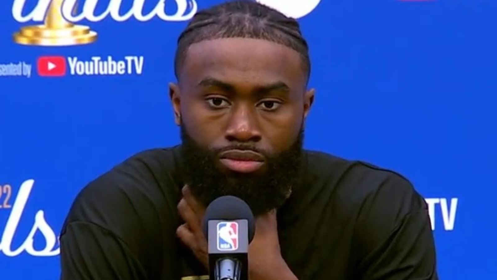 “We are not scared, we do not fear the Golden State” Jaylen Brown sends alarming warning to Warriors ahead of Game 6⁩