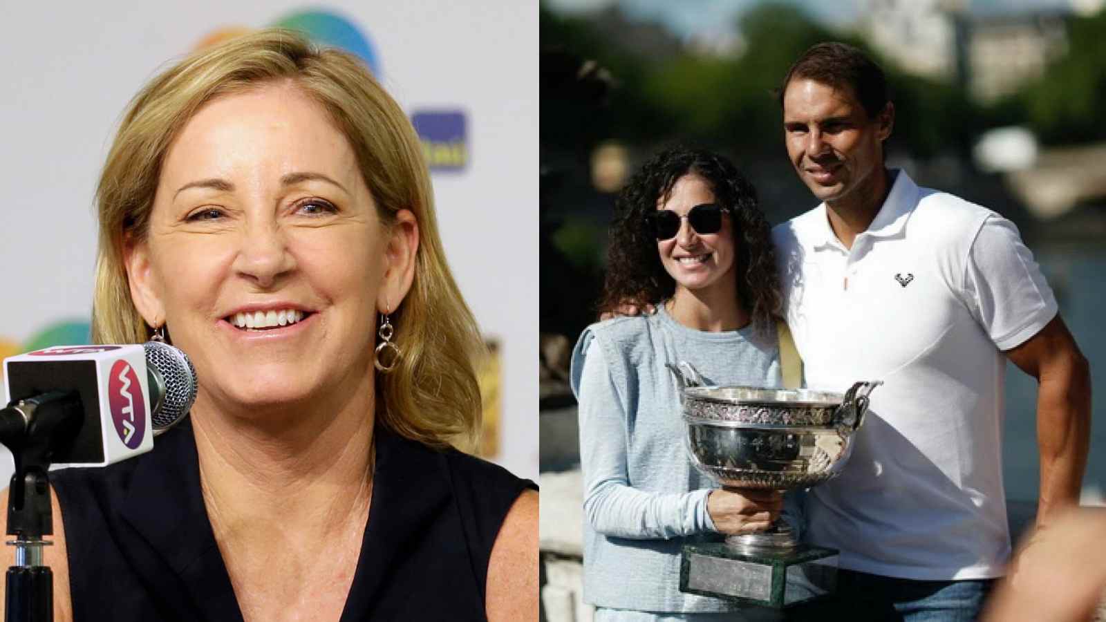 “What a lucky kid! “- Chris Evert shares a heartfelt message to Rafael Nadal on his celebratory pregnancy news