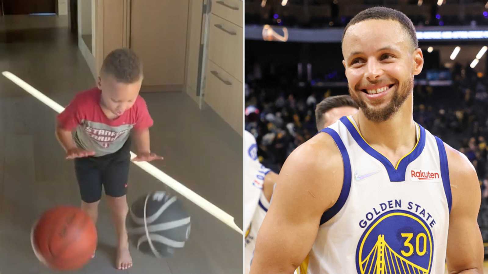 “He will definitely be greater than his father” Ayesha Curry posts a heart-warming clip of Cannon dropping the basketball just like Stephen Curry