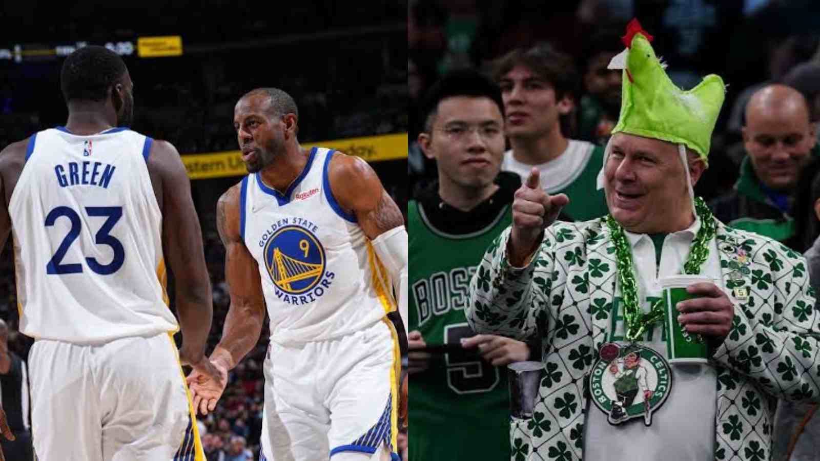 “FU*K DRAYMOND” Andre Iguodala, Warriors hilariously diss ‘OVERCONFIDENT’ Celtics fans whilst wild celebration in locker room 