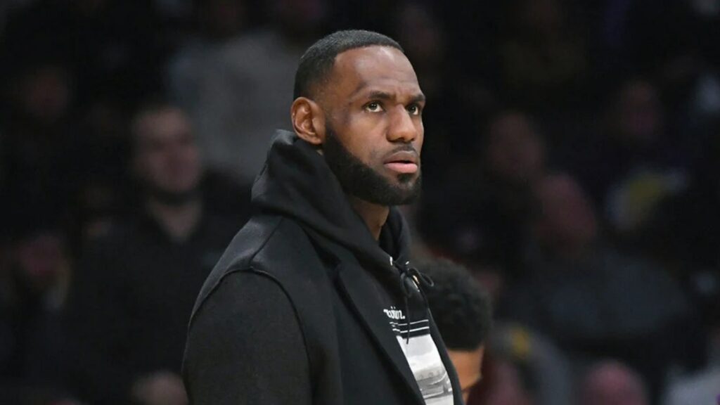 LeBron James of Los Angeles Lakers