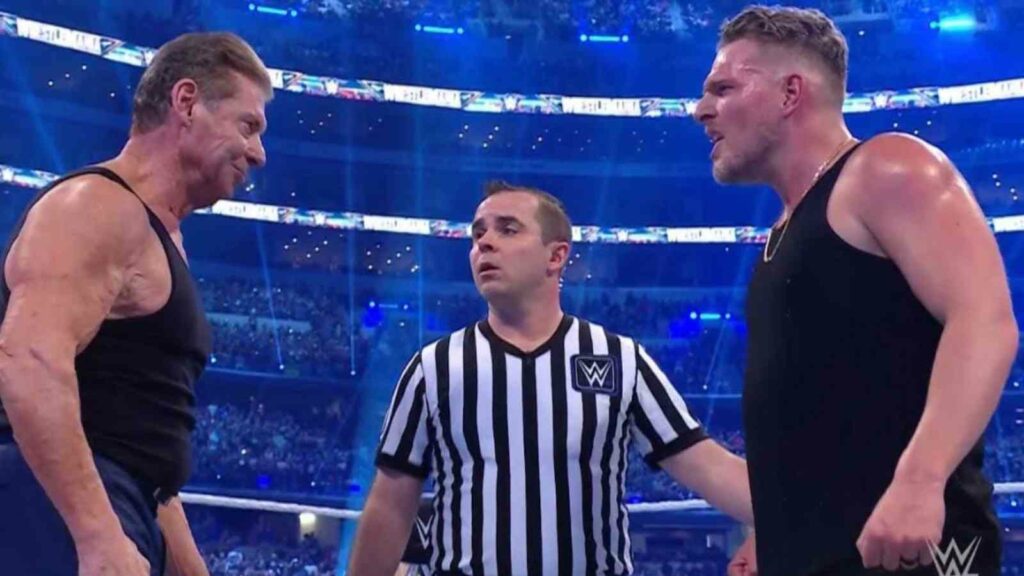 Pat McAfee and Vince McMahon