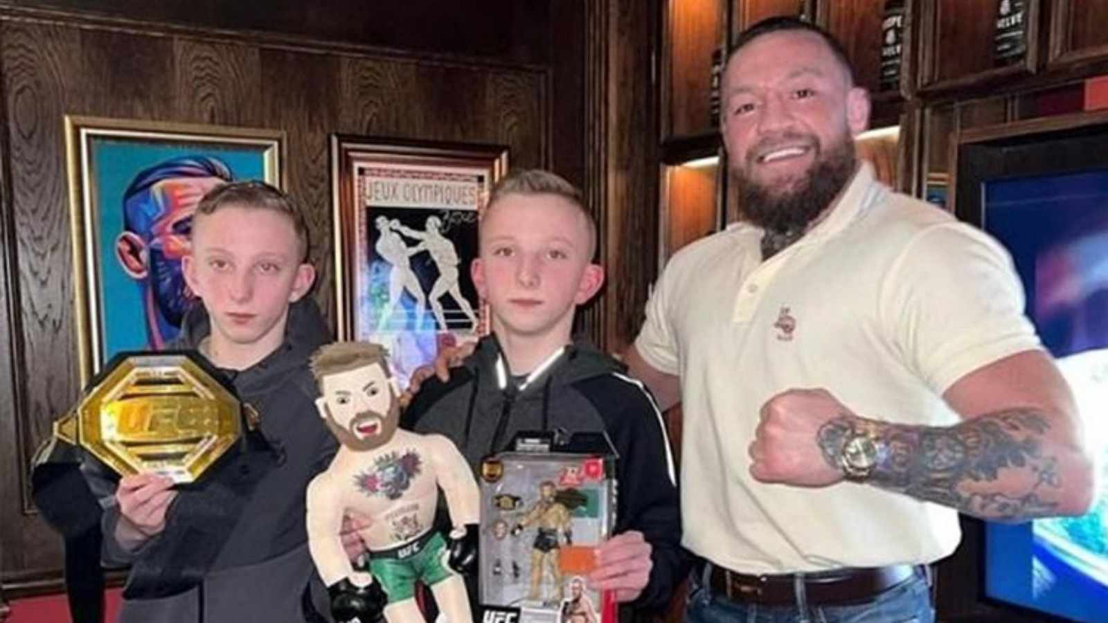 Conor McGregor praised for aiding Dublin twins’ MMA dreams