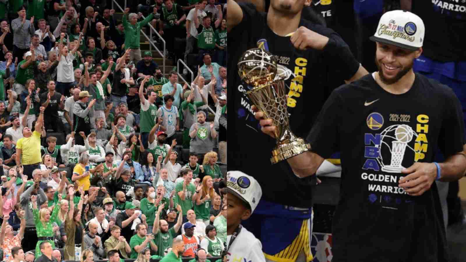 “Boston fans cannot be trusted with their own life” Celtics fans give MVP chants to Stephen Curry after he made them cry