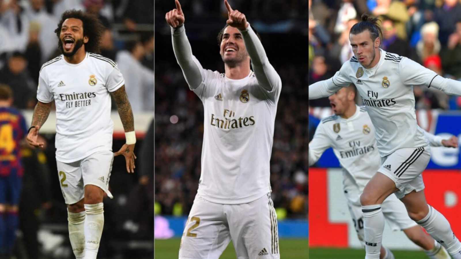 Former Real Madrid players Marcelo, Isco and Gareth Bale added to legends section of the club’s website