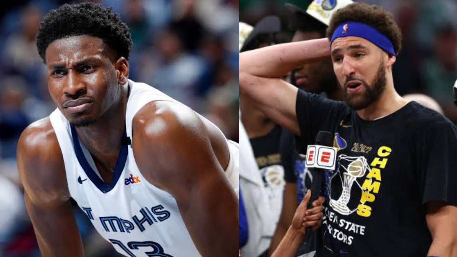 “Can’t wait to retweet what Mr. Jackson Jr put out…FREAKING BUM” Klay Thompson blatantly fires shots at Jaren Jackson Jr after 2022 Championship triumph 