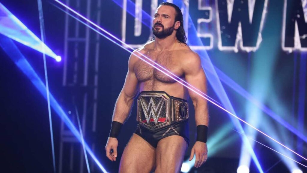 Drew McIntyre at entrance