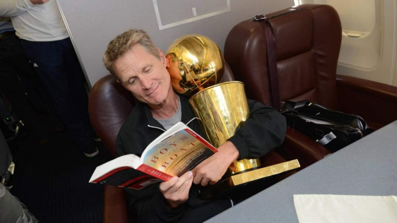 Steve Kerr with the NBA Title